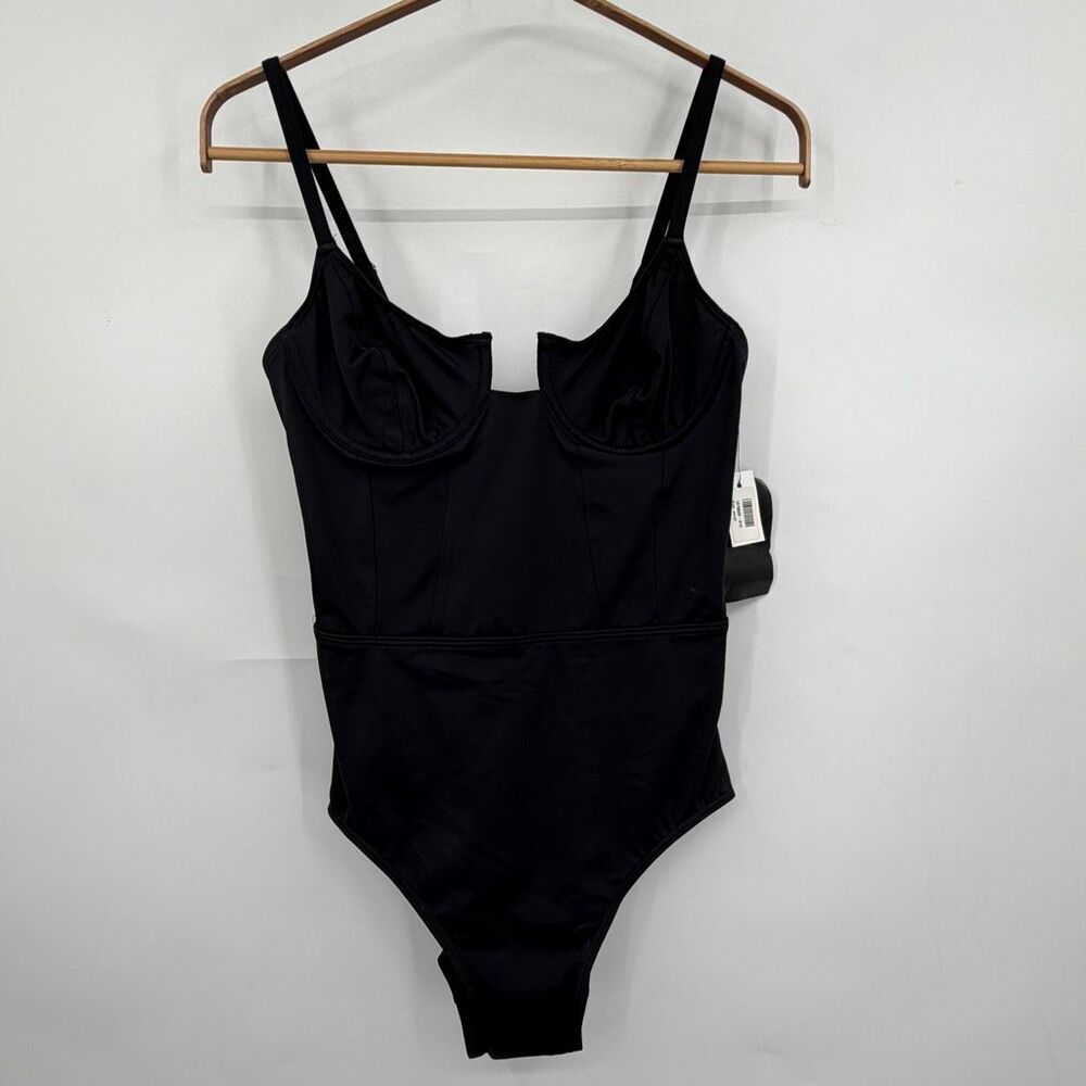 Solid & Striped x RE/DONE The Hollywood One Piece Black Underwire Swimsuit Small